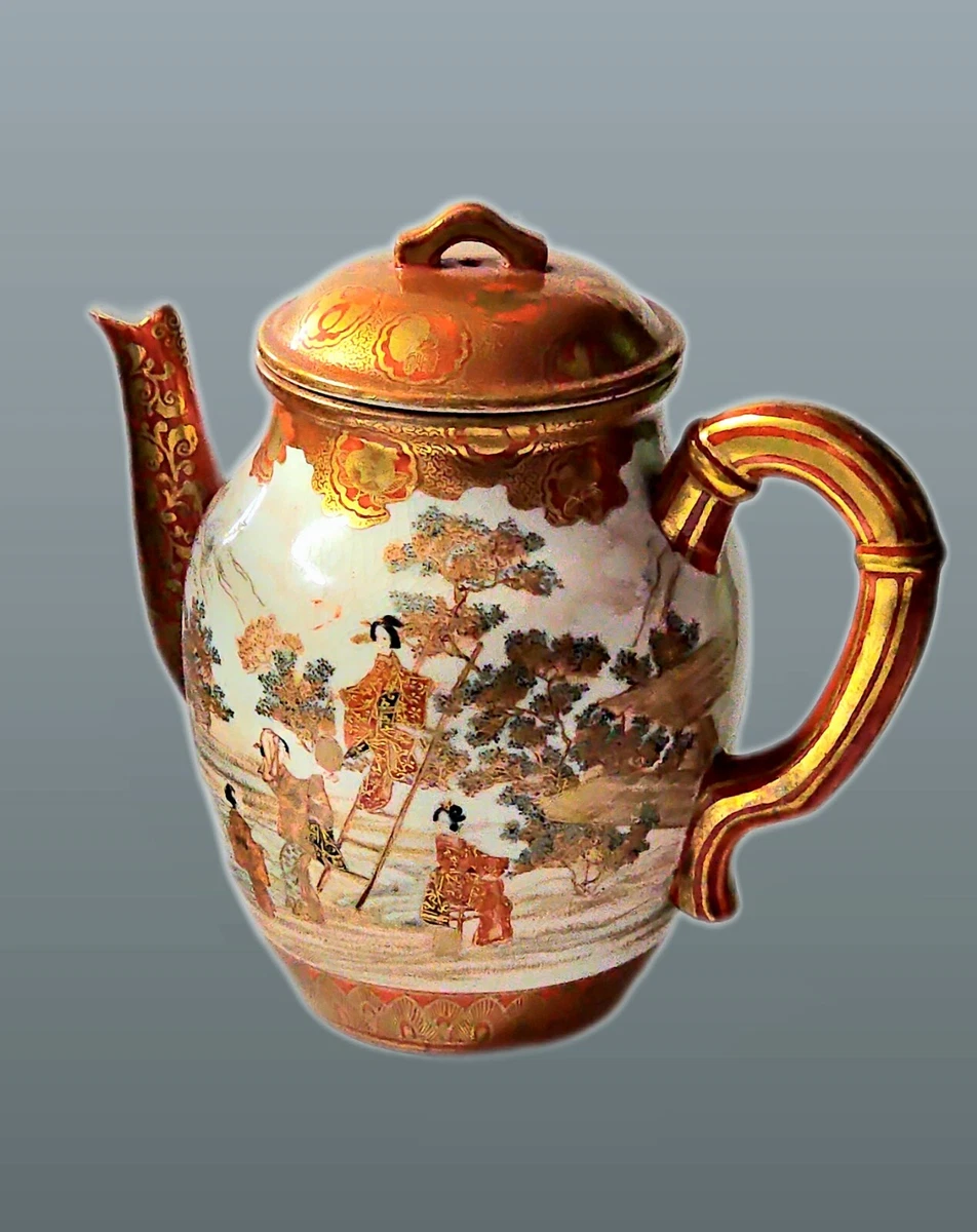 【骨董】古日本　茶壺 多色古董原创古董日本茶壶| eBay