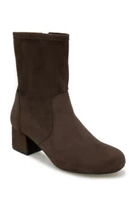 Kenneth Cole REACTION Women's Road Stretch Ankle Boot, Chocolate, 8 - Picture 1 of 3