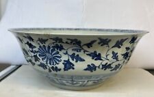 large chinese antique porcelain bowl. dia 14 inches