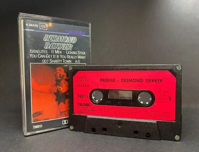 Desmond Dekker PROFILE Cassette **SCARCE TROJAN COMPILATION** PAPER LABELS 1981 - Image 1 of 4