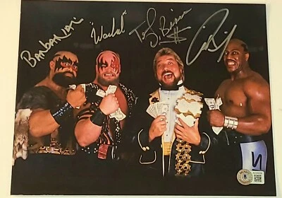 WWE Survivor Series 8x10 Signed Photo – DiBiase, Lister & Powers of Pain – BAS - Image 1 of 4