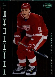 2001-02 Parkhurst Red Wings Hockey Card #96 Sergei Fedorov
