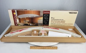 Portfolio Customizable Rail Kit Track Light White Lighting 22458 Trac Curved - Picture 1 of 12