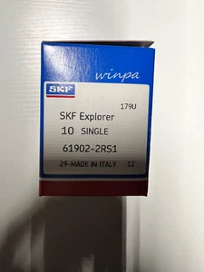 SKF 61902-2RS1 DEEP GROOVE BALL BEARING, RUBBER SEALED 15x28x7mm NEW - Picture 1 of 2