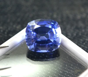9,50 ct natürlicher zertifizierter Ceylon VVS Saphir AA ++ Schliff loser Edelstein S1282 - Bild 1 von 5