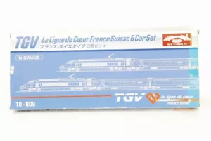 KATO N scale TGV 10-909 La Ligne de Coeur France Suisse 6 car set Made in JAPAN - Picture 1 of 24
