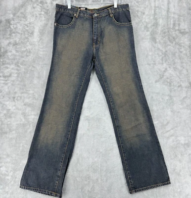 Vintage BC Ethic Jeans Mens 36X33 Wide Leg Dark Wash Casual Classic Deadstock - Image 1 of 4