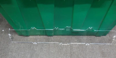 New 1965 1966 Ford Galaxie Radio Delete Dash Cluster Lens - Image 1 of 2