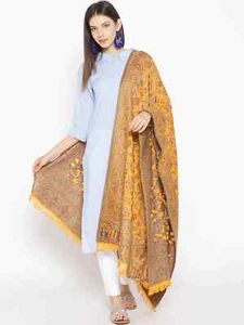 Indian Paisley Womens Mens 100% Cashmere Oversized Blanket Wool Scarf Shawl Wrap - Picture 1 of 6