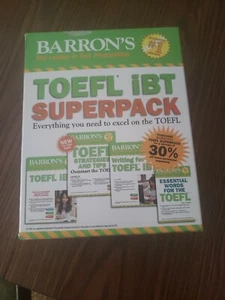 TOEFL iBT Superpack, - Paperback - VERY GOOD - Picture 1 of 12