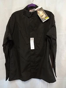 NEW Tru Spec Tactical Response Uniform Shirt Black ML Med Long Police Military - Picture 1 of 7