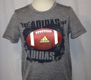 Adidas Boy's Logo Football T-Shirt Gray Size Youth 3T - Picture 1 of 2