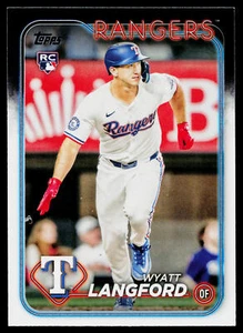 2024 Topps Wyatt Langford #700c Texas Rangers - Picture 1 of 2
