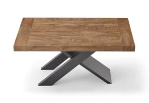 Tavolo da pranzo effetto legno allungabile design moderno CIC-625 - Imagen 1 de 6