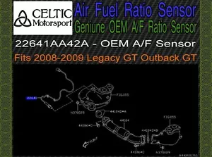 Genuine Subaru OEM Air Fuel Ratio Sensor A/F 2008-2009 Legacy GT EJ255 2.5L NEW - Foto 1 di 1