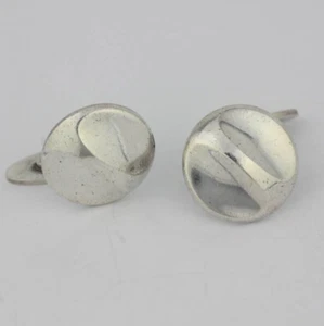 Georg Jensen Cufflinks #82 Sterling Silver – Danish Modernist Jewelry - Picture 1 of 4