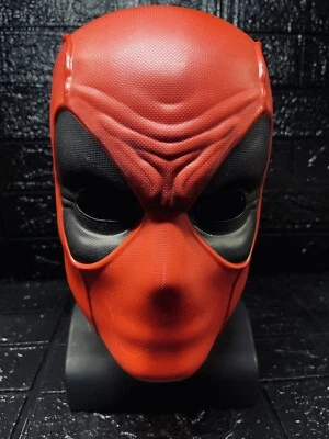 2018 Marvel (Hasbro) Deadpool 2 Adult Halloween Hard Mask Adjustable - Image 1 of 4