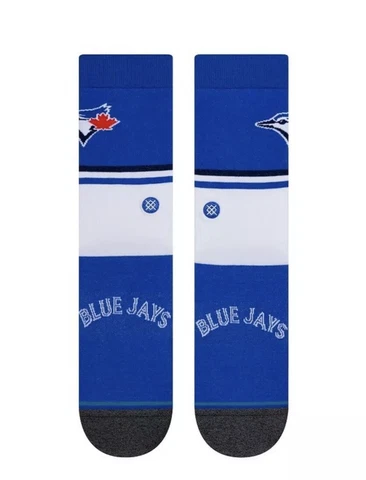 Stance MLB Toronto Blue Jays TOR Color Crew Height Socks Men's Large 9-13 NWT Cover