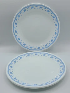 Corning Ware Corelle Dinner Plates Morning Blue Lot of 3 Vintage - Picture 1 of 5