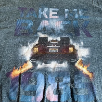 Футболка Take Me Back 1985 фильм Назад в будущее размер большой б/у в отличном состоянии - Изображение 1 из 4