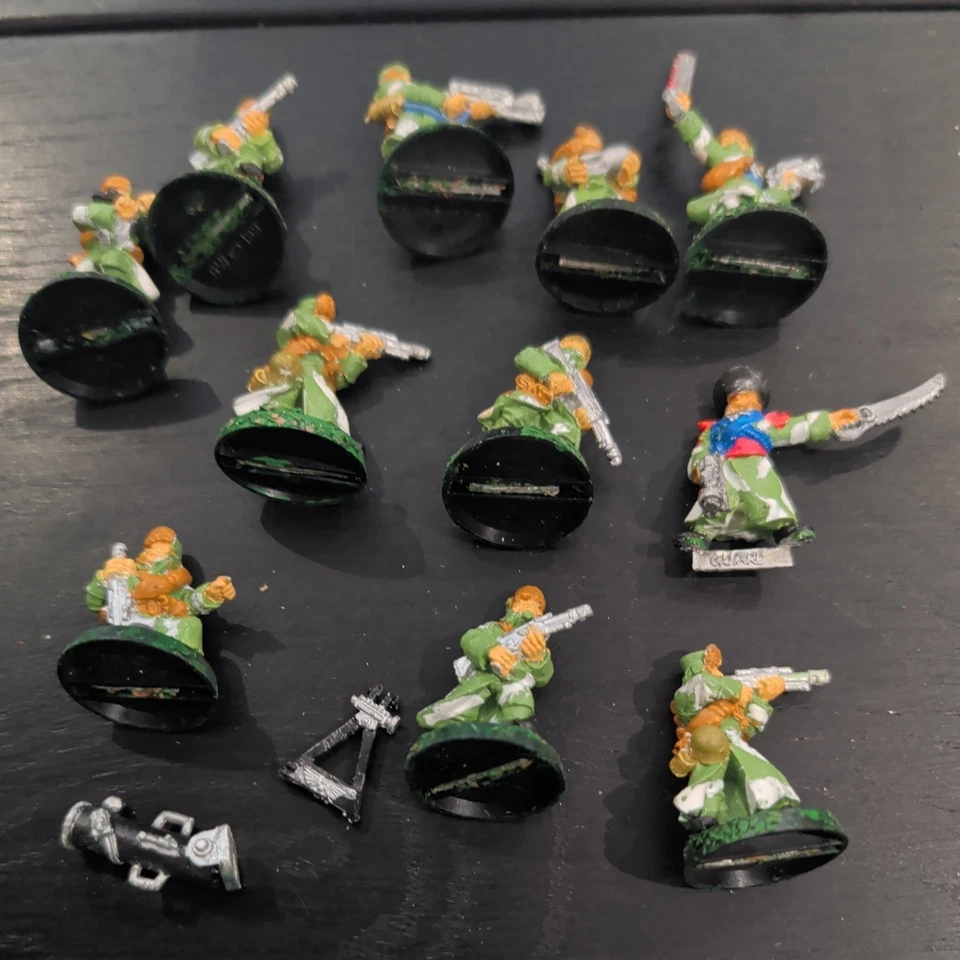 Warhammer 40k Astra Militarum de colección metal Valhallan Ice Warriors Squad x11 Foto 1 de 1