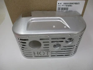 Silenciador genuino Kawasaki 49106-7021 y cubierta protectora 49070-2792 FJ180V - Imagen 1 de 5