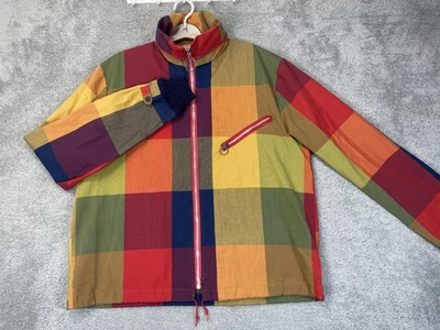 Chaqueta de Colección Big T Fashions Hombres Grande Anillo a Cuadros Tirar Cremallera Capucha California Años 60 Foto 1 de 4