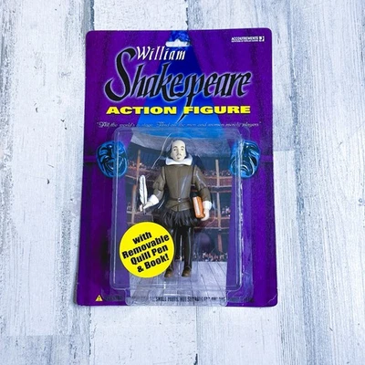 Vintage William Shakespeare 2003 Action Figure W/ Quill & Paper NIB  - Image 1 of 2