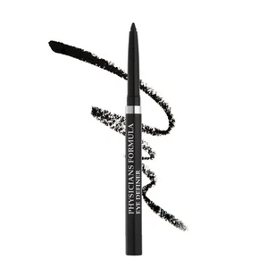Ultra Black Waterproof Eyeliner Pencil with Sharpener Hypoallergenic Eye Makeup - Picture 1 of 9