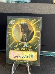 2023 UD Marvel Studios Loki OWEN WILSON as Mobius Auto LA-WI 1:3208 - Bild 1 von 2