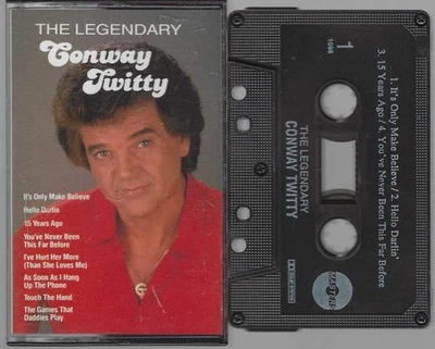 Conway Twitty The Legendary Conway Twitty (Cassette, Masters) VG-VG+ - Image 1 of 3