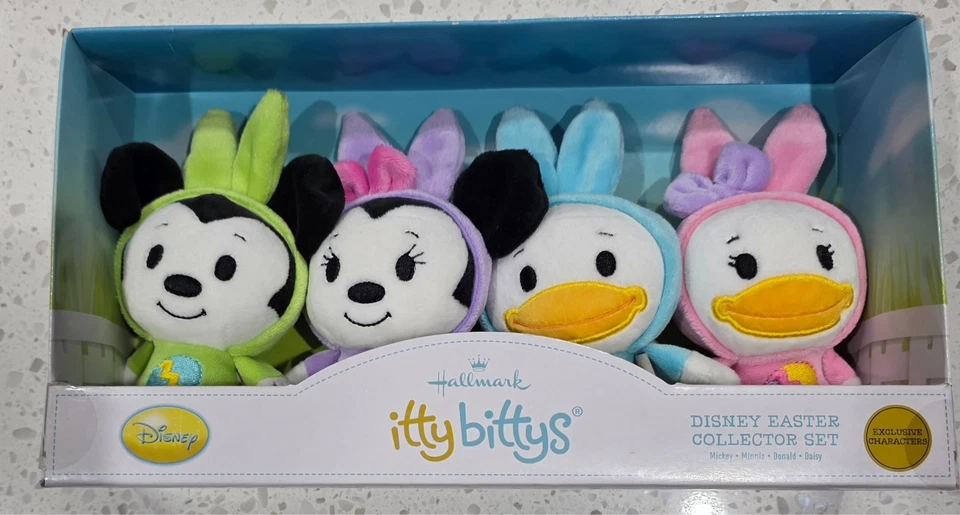 Hallmark Itty Bittys Disney Easter collection Set, Mickey, Minnie, Donald, Daisy - Image 1 of 1