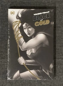 Wonder Woman Black and Gold Hardcover 80th Anniversary DC Comics New & Sealed - Picture 1 of 5