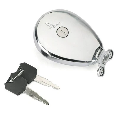 Locking Gas Cap With 2 Keys Fuel Gas Tank Cap Cover for Kawasaki  ELIMINATOR 125 Foto 1 de 4