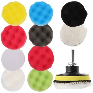 Polishing Disc Set Wheel for Boat Waxing Drill Buffer Attachment - Picture 1 of 11