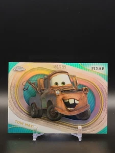2025 Topps Chrome Disney Tow Mater #186/199 Aqua Refractor #56 - Picture 1 of 2