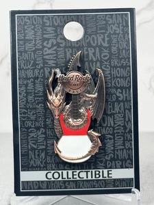 Hard Rock Cafe Bali Dragon & Flag Guitar Series Pin, New on Card! - Picture 1 of 1