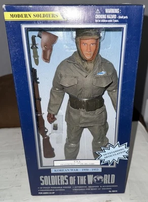 Vintage Soldiers of the World Korean War Infantryman 12" Figure Boxed - Image 1 of 2