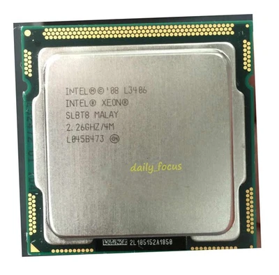 Intel Xeon L3406 2.26 GHz LGA1156 2 cores 4 threads SLBT8 CPU Processor 4 MB - Image 1 of 4