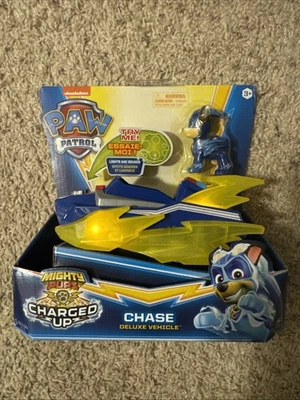 Figura de acción CHASE Mighty Pups CHARGED UP Paw Patrol vehículo de lujo sonido ligero Foto 1 de 3