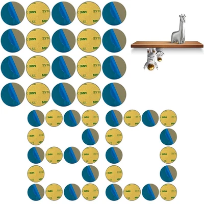 80 Stück Metallplättchen Selbstklebend Metallplatte für Magnete 20mm Runden Meta - Bild 1 von 4