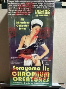 SORAYAMA II CHROMIUM CREATURES COLLECTOR CARDS SEALED BOX COMIC IMAGES 1994 - Picture 1 of 4