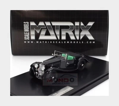 1:43 MATRIX Aston Martin 15/98 2-4 Seater Roadster Open 1938 Black MX40108-173 M - Image 1 of 3