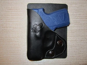KAHR P380 & CW 380 leather right hand, wallet and pocket holster - Picture 1 of 3