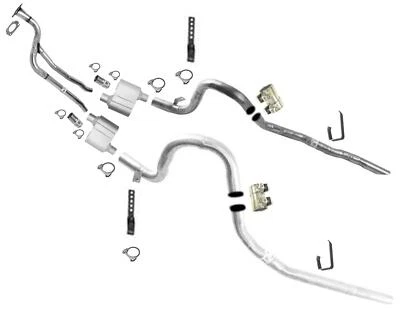 Silenciador de escape doble para Chevrolet 1984-1988 Monte Carlo SS Xlerator Performance Foto 1 de 4