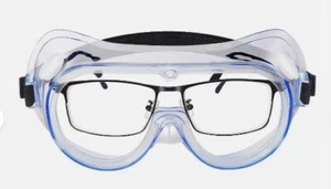 Eye Protective Safety Goggles Over Glasses Lab Work Eyewear Clear Lens 2 pair - Picture 1 of 2