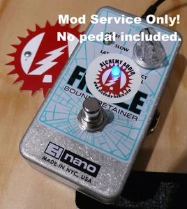 Upgrade Modify Your Electro-Harmonix Freeze Sound Retainer Guitar Effects Pedal - Picture 1 of 3