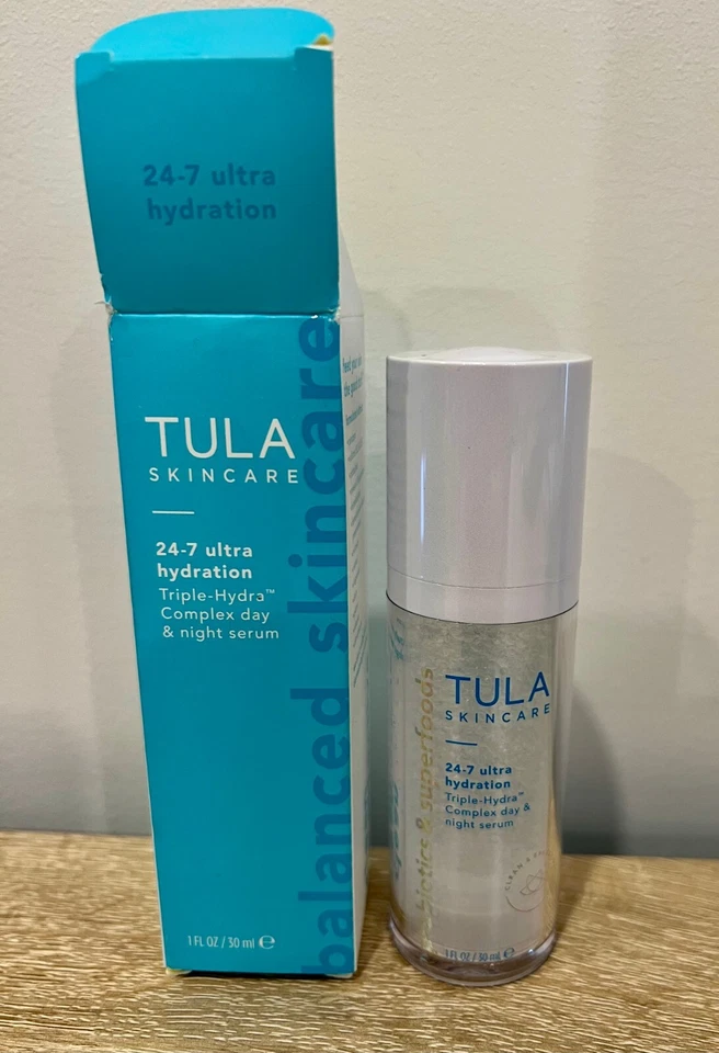 Suero de día y noche Tula Skincare 24-7 Ultra Hydra Complex Triple-Hydra Complex 1 oz/30 m Foto 1 de 4