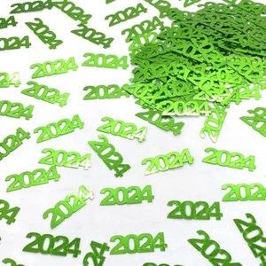 Confetti Year 2024 Green - Retail Pack #7639 QS0 - Picture 1 of 1