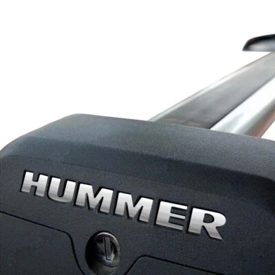 B2G1 2006-2010 For HUMMER H3 Roof Rack Vinyl Letters Chrome Inserts Sticker Trim - Image 1 of 4